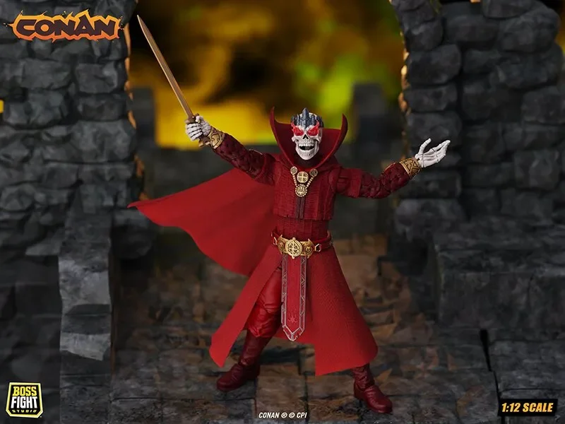 CONAN - THULSA DOOM UNDEAD SORCERER H.A.C.K.S. 1:12 ACTION FIGURE