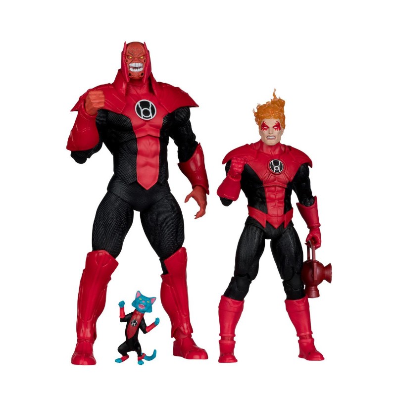 DC MULTIVERSE 7INCH + MEGAFIG ATROCITUS AND RED LANTERN CORPS ACTION FIGURE
