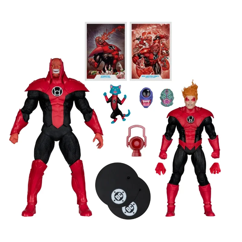DC MULTIVERSE 7INCH + MEGAFIG ATROCITUS AND RED LANTERN CORPS ACTION FIGURE