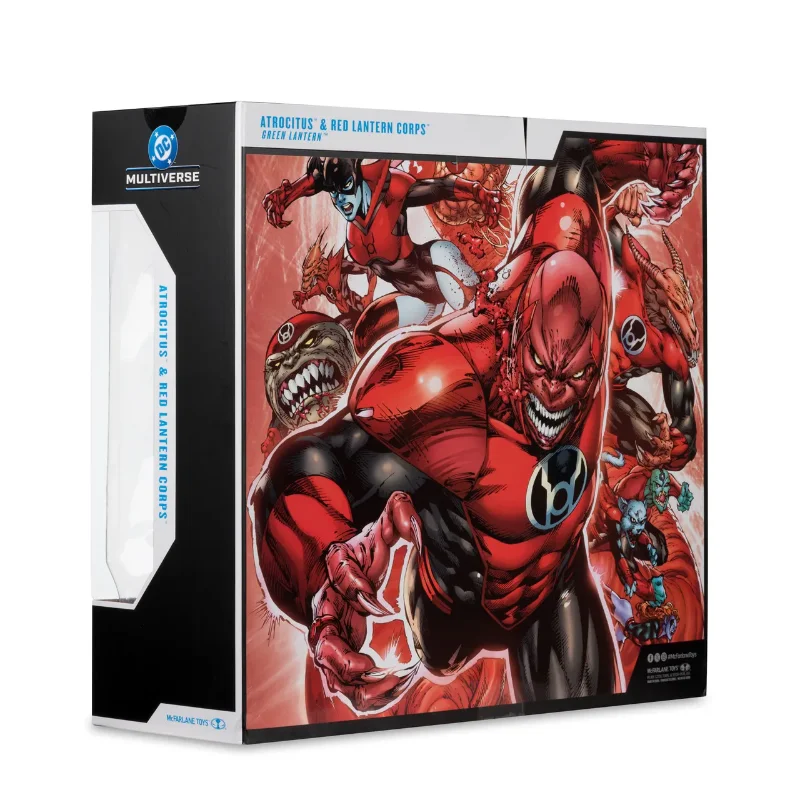 DC MULTIVERSE 7INCH + MEGAFIG ATROCITUS AND RED LANTERN CORPS ACTION FIGURE
