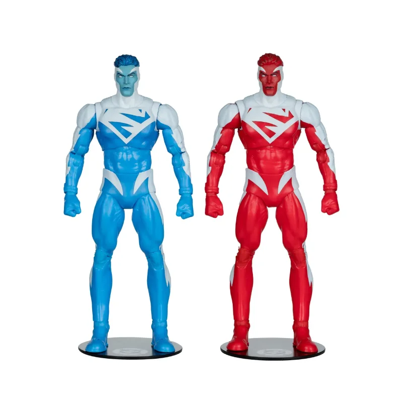 DC COLLECTOR ED SUPERMAN RED VS SUPERMAN BLUE 2PK ACTION FIGURE