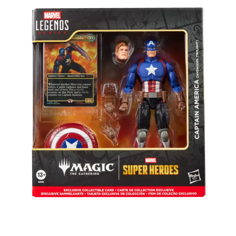 MARVEL LEGENDS MAGIC THE GATHERING CAPTAIN AMERICA AVENGERS TWILIGHT ACTION FIGURE