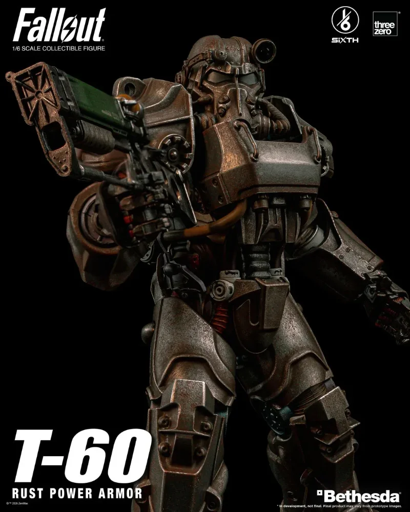 FALLOUT T-60 RUST POWER ARMOR 1/6 ACTION FIGURE
