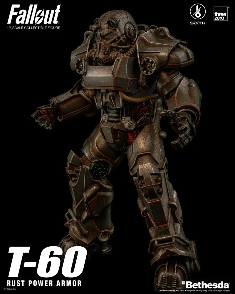 FALLOUT T-60 RUST POWER ARMOR 1/6 ACTION FIGURE