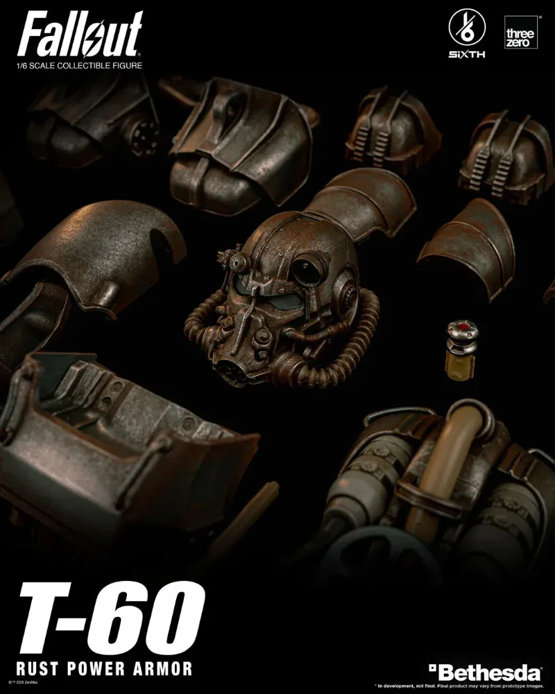 FALLOUT T-60 RUST POWER ARMOR 1/6 ACTION FIGURE