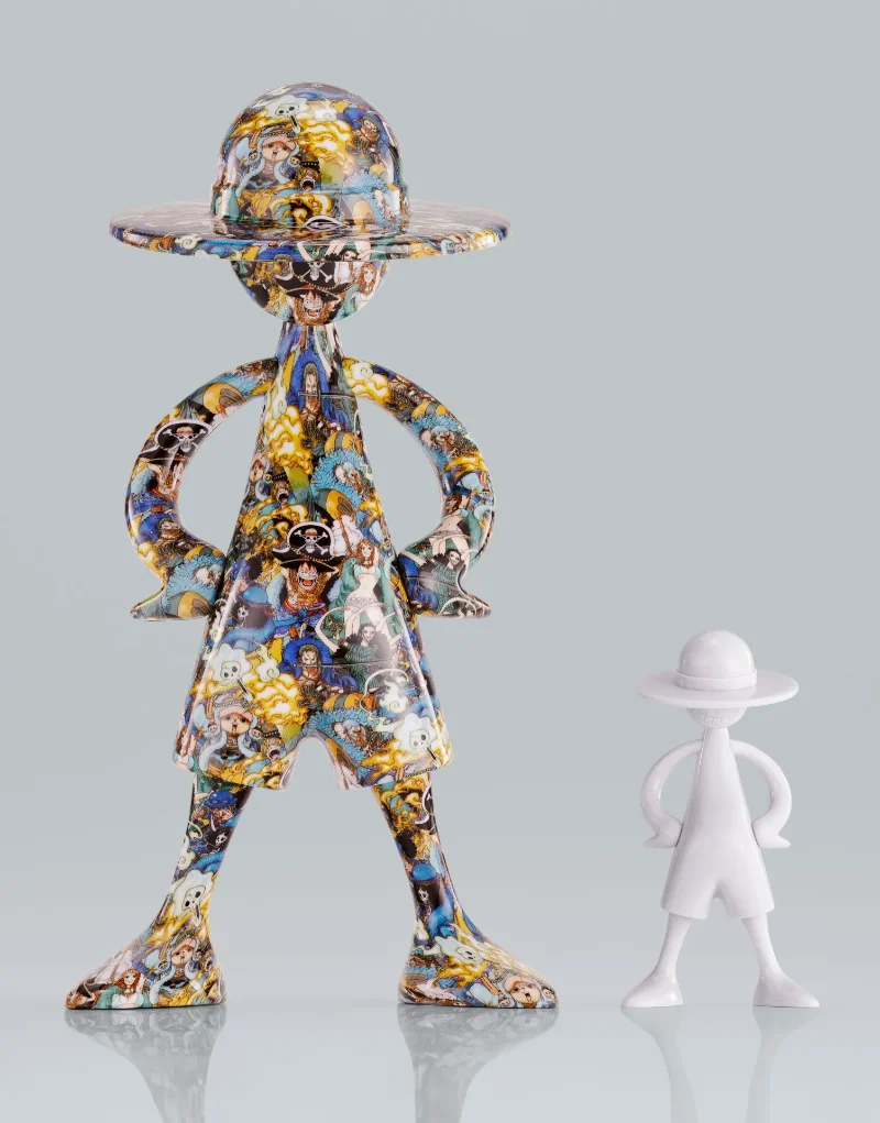 ONE PIECE LUFFY ARTCANVAS 20TH ANNYVERSARY 1/8 FIGURE