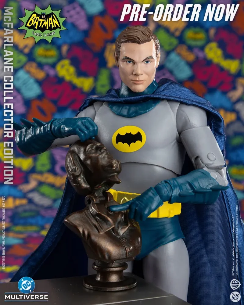 DC COLLECTOR ED BATMAN 1966 BATMAN AND ROBIN 2-PK ACTION FIGURE