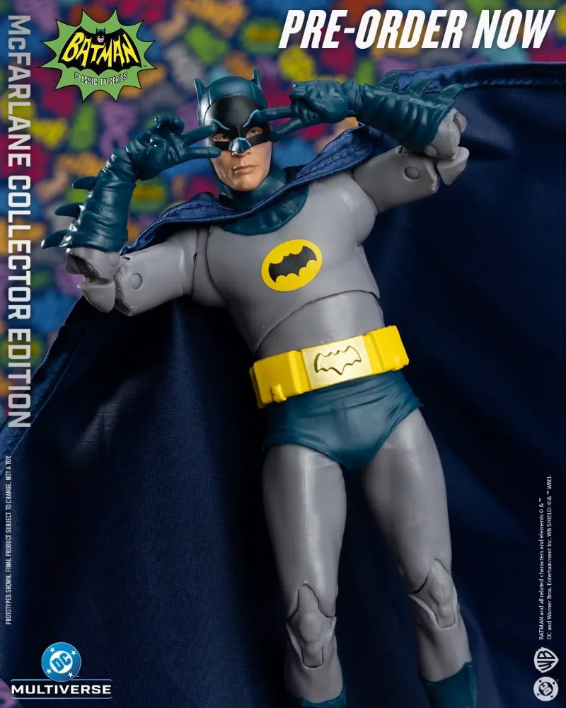 DC COLLECTOR ED BATMAN 1966 BATMAN AND ROBIN 2-PK ACTION FIGURE