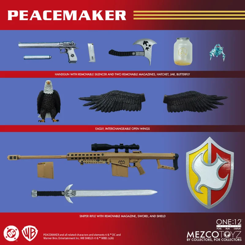 ONE12 COLLECTIVE THE PEACEMAKER ACTION FIGURE