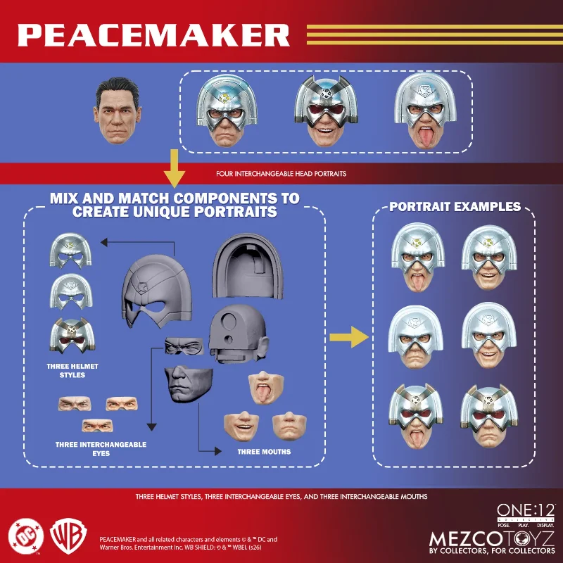 ONE12 COLLECTIVE THE PEACEMAKER ACTION FIGURE