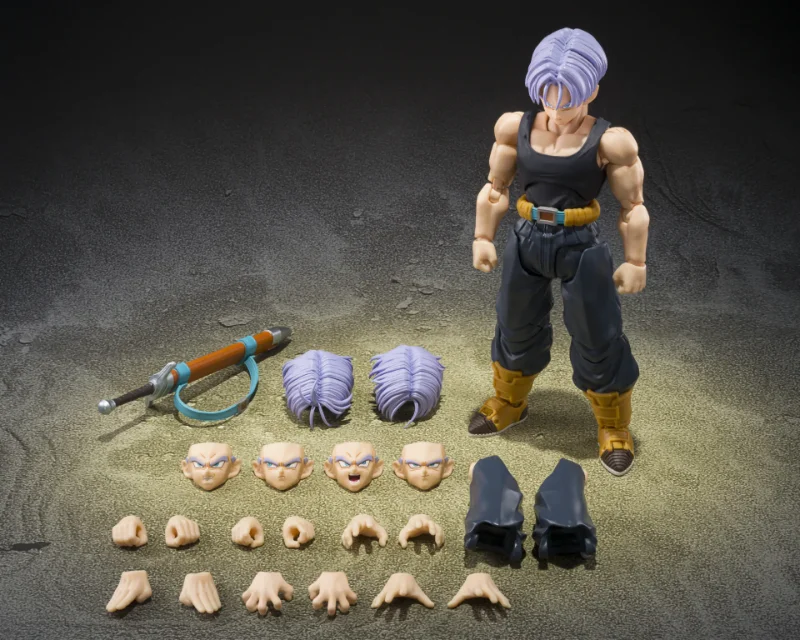 S.H. FIGUARTS - DRAGON BALL Z TRUNKS Z-FIGHTERS GROUP BASE VER.B LIMITED EDITION