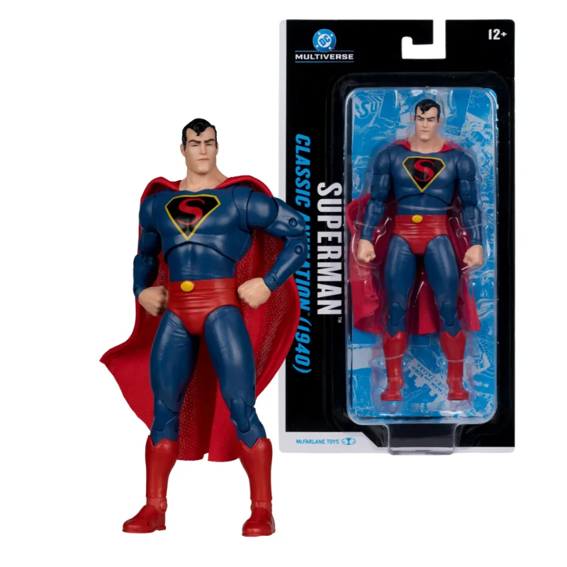 DC MULTIVERSE CLASSIC SUPERMAN 1940 7INCH ACTION FIGURE