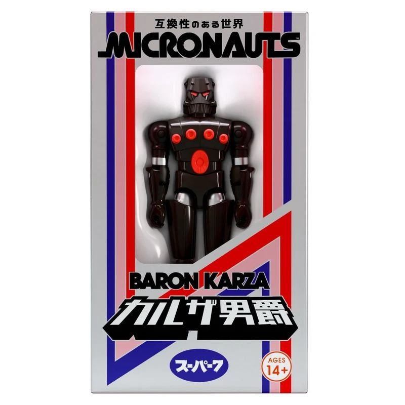 MICRONAUTS W05 BARON KARZA SDCC/JAPANESE BOX REACTION+ FIGURE