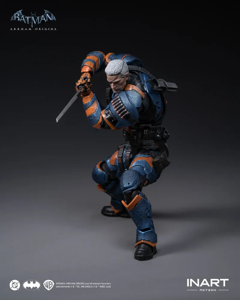 BATMAN ARKHAM ORIGINS DEATHSTROKE 1/12 ACTION FIGURE