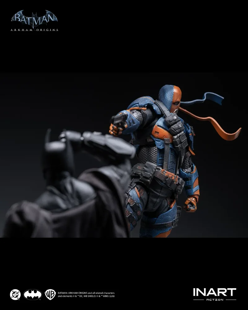 BATMAN ARKHAM ORIGINS DEATHSTROKE 1/12 ACTION FIGURE