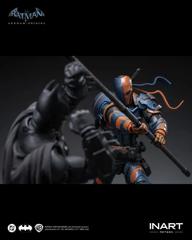 BATMAN ARKHAM ORIGINS DEATHSTROKE 1/12 ACTION FIGURE