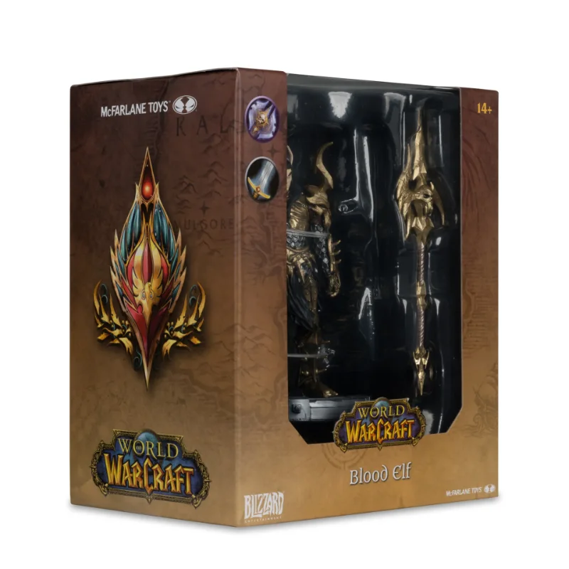 WORLD OF WARCRAFT 6INCH POSED WV1 BLOOD ELF FIGURE