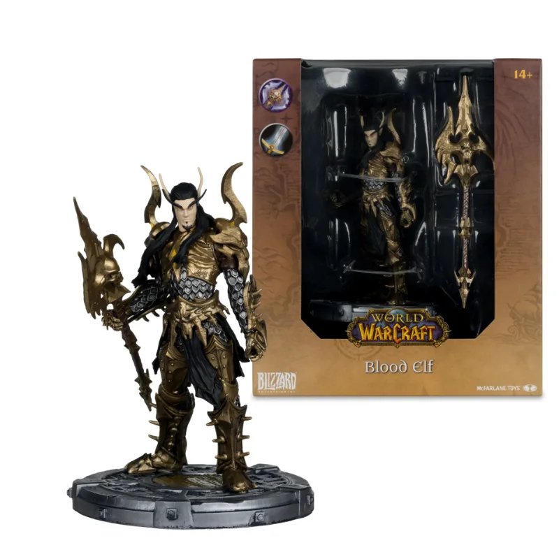 WORLD OF WARCRAFT 6INCH POSED WV1 BLOOD ELF FIGURE