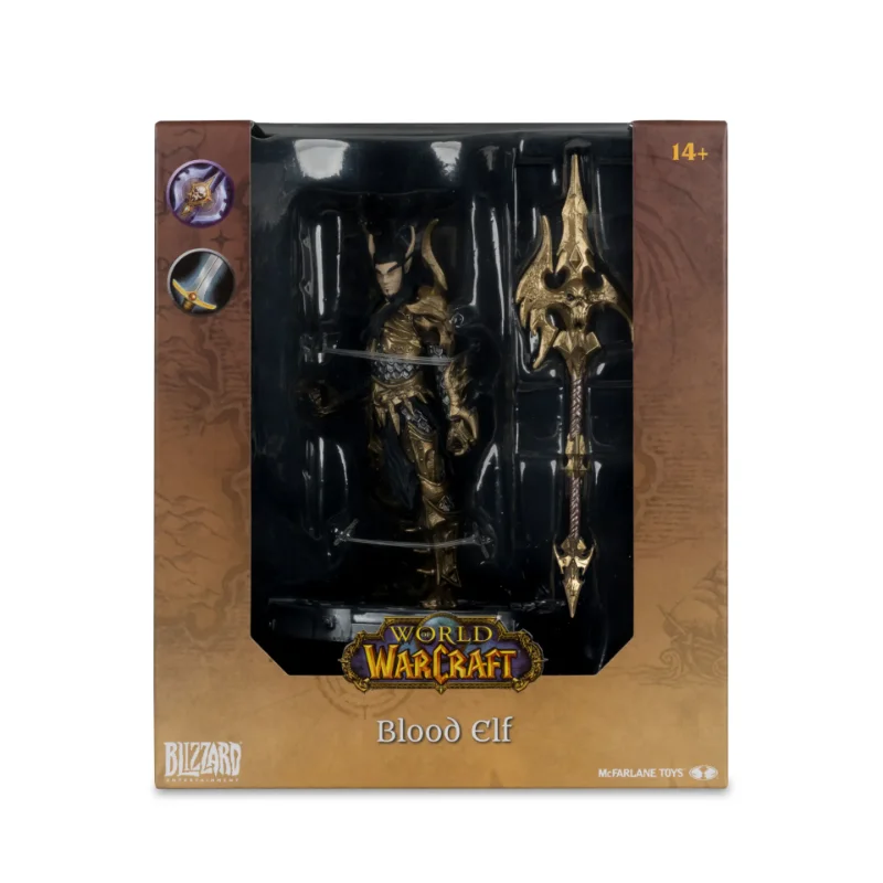 WORLD OF WARCRAFT 6INCH POSED WV1 BLOOD ELF FIGURE