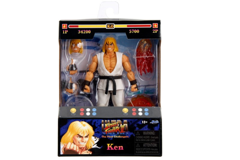 STREET FIGHTER 2 KEN PLAYER 2 WHITE VERSION 1/12 ACTION FIGURE
