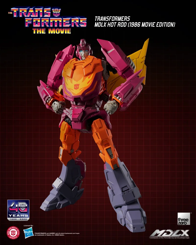 TRANSFORMERS HOT ROD 1986 MOVIE MDLX ACTION FIGURE