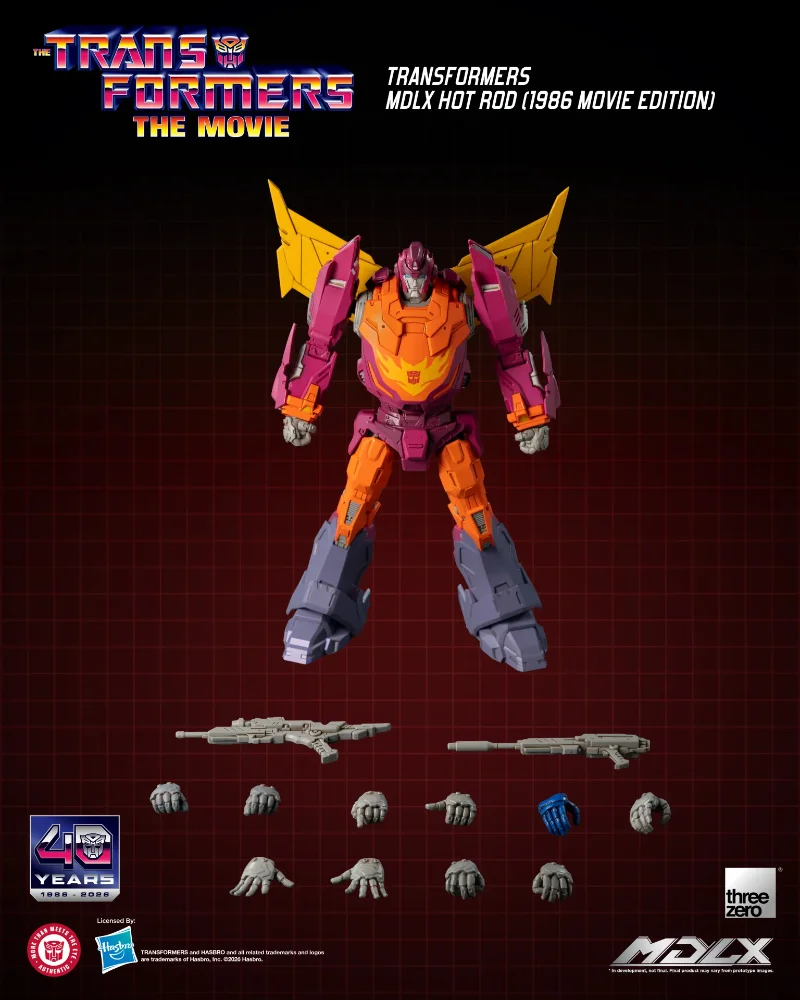 TRANSFORMERS HOT ROD 1986 MOVIE MDLX ACTION FIGURE