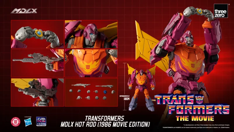 TRANSFORMERS HOT ROD 1986 MOVIE MDLX ACTION FIGURE
