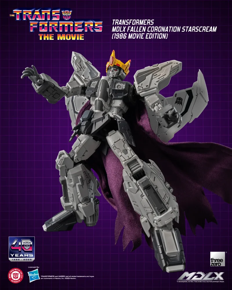 TRANSFORMERS FALLEN CORONATION STARSCREAM 1986 MOVIE MDLX ACTION FIGURE