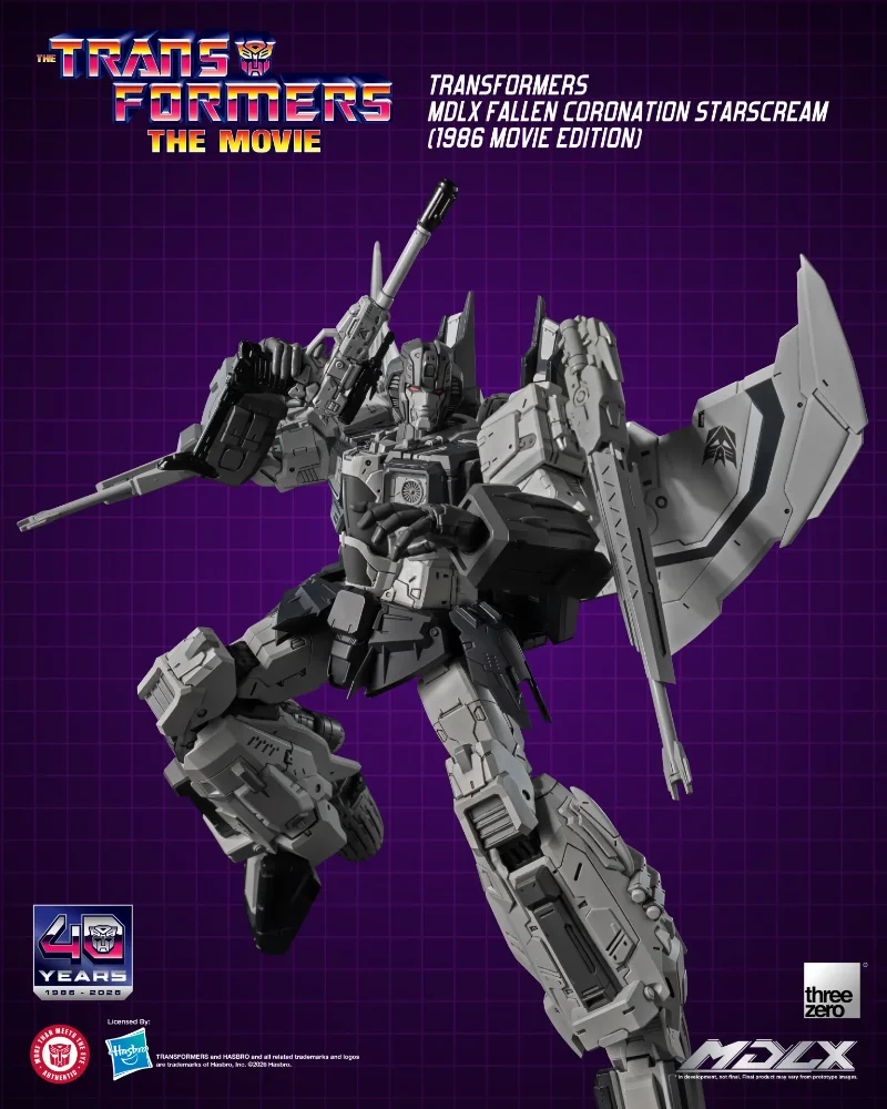 TRANSFORMERS FALLEN CORONATION STARSCREAM 1986 MOVIE MDLX ACTION FIGURE