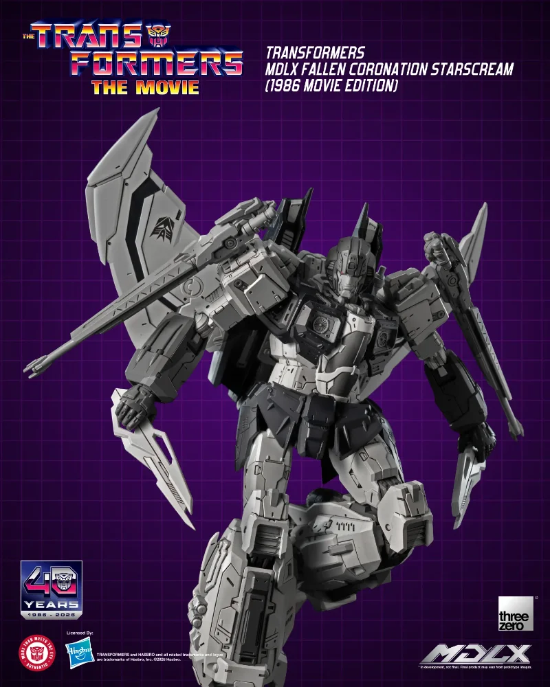 TRANSFORMERS FALLEN CORONATION STARSCREAM 1986 MOVIE MDLX ACTION FIGURE