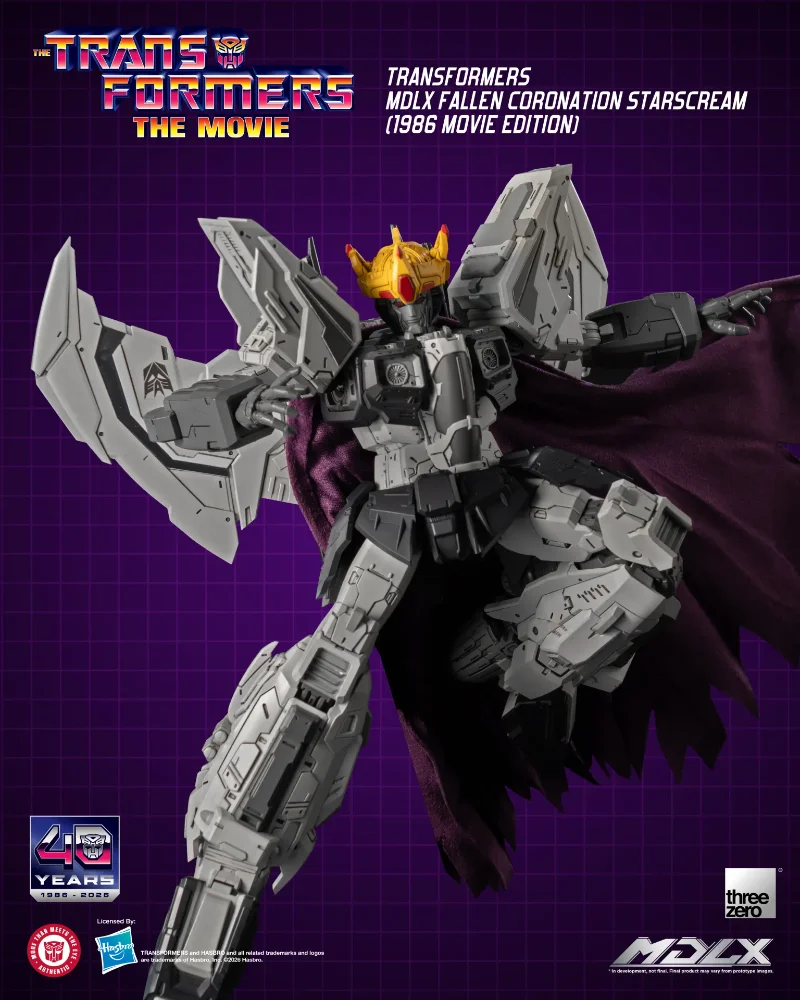 TRANSFORMERS FALLEN CORONATION STARSCREAM 1986 MOVIE MDLX ACTION FIGURE