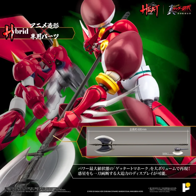 POSE+ METAL HEAT SHIN GETTER 1 DX