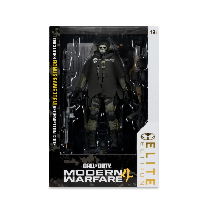 ELITE ED 7INCH CALL OF DUTY MODERN WARFARE 4 GHOST ACTION FIGURE