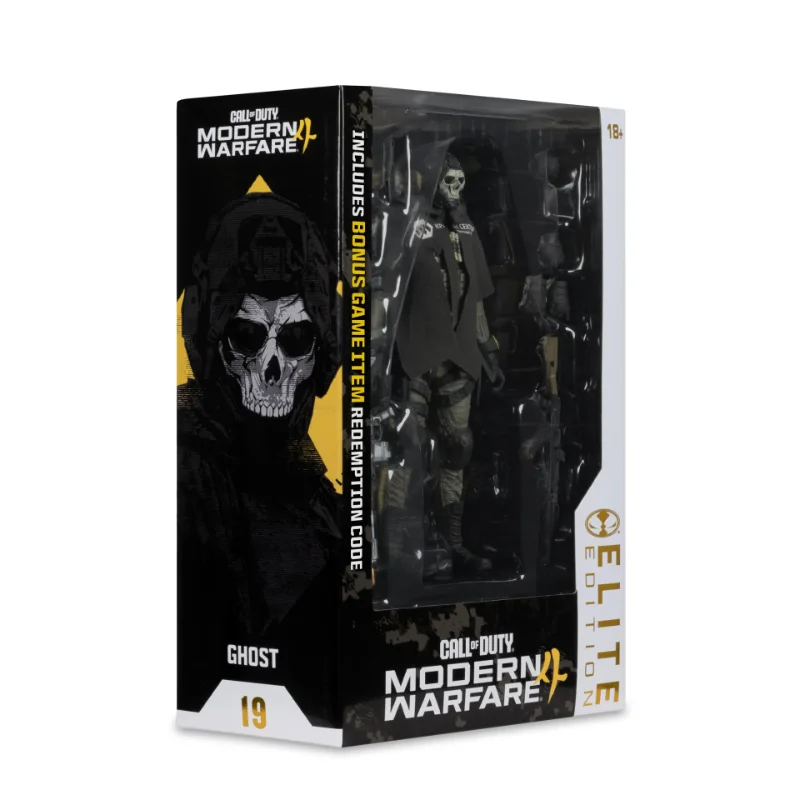 ELITE ED 7INCH CALL OF DUTY MODERN WARFARE 4 GHOST ACTION FIGURE