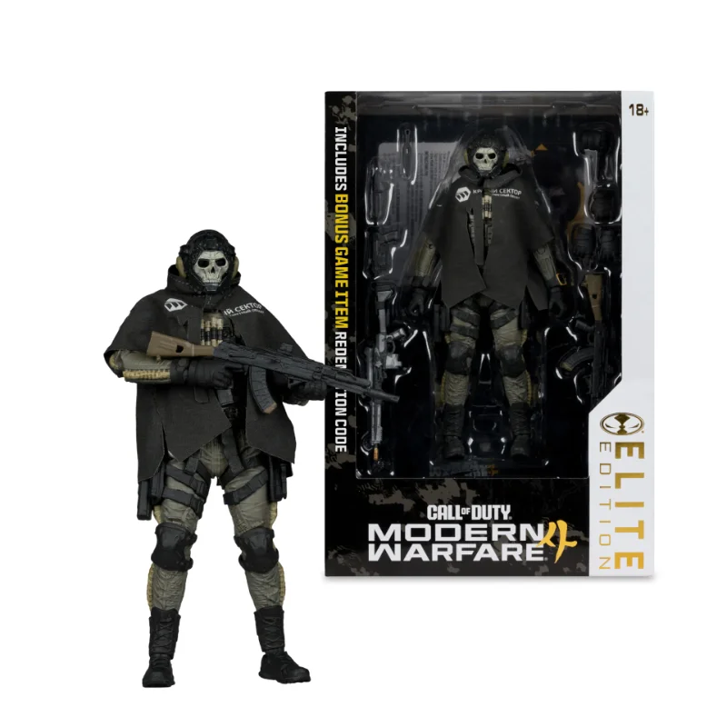 ELITE ED 7INCH CALL OF DUTY MODERN WARFARE 4 GHOST ACTION FIGURE