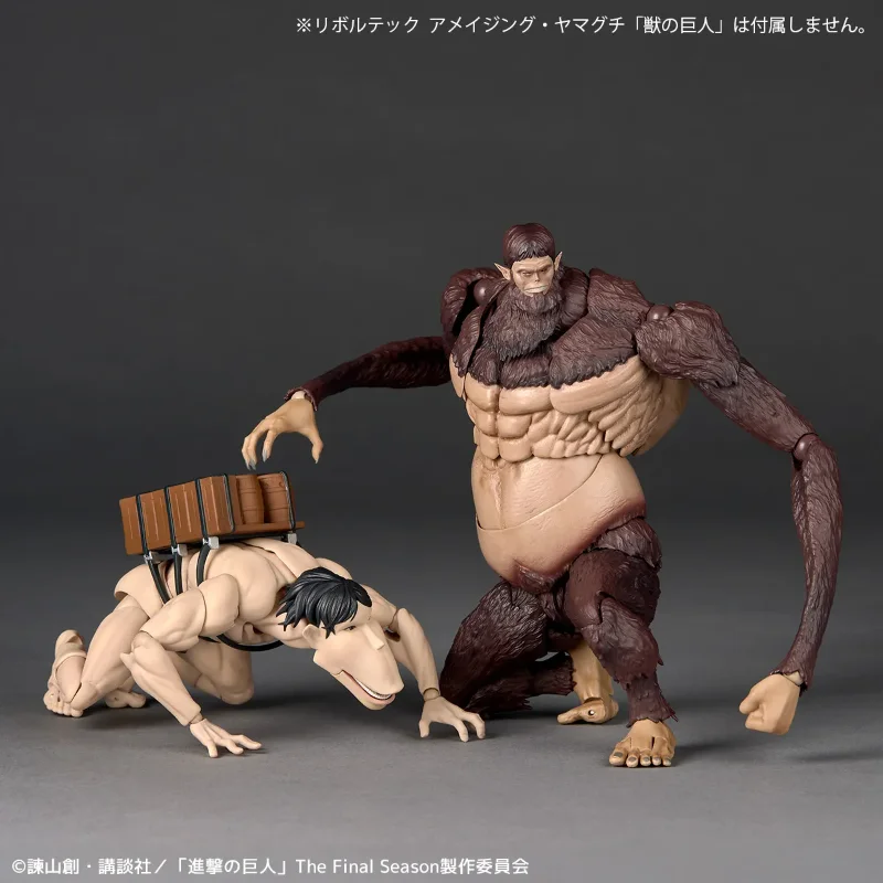 REVOLTECH AMAZING YAMAGUCHI ATTACK ON TITAN CART TITAN ACTION FIGURE