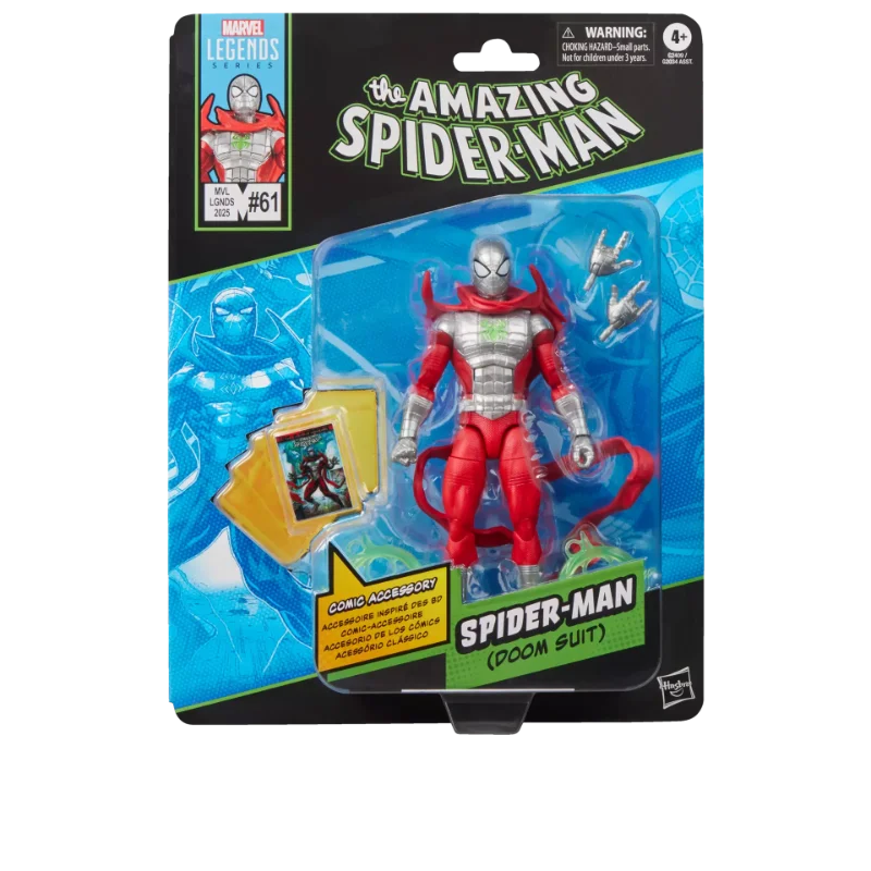 MARVEL LEGENDS MINI COMICS SPIDER-MAN DOOM SUIT ACTION FIGURE