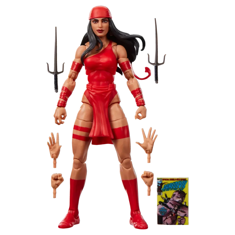 MARVEL LEGENDS MINI COMICS ELEKTRA ACTION FIGURE
