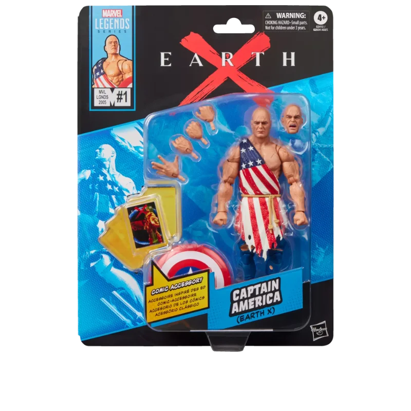 MARVEL LEGENDS MINI COMICS CAPTAIN AMERICA EARTH X ACTION FIGURE