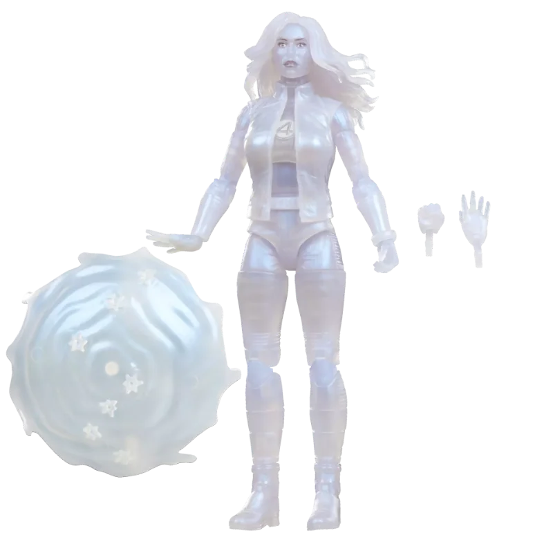 MARVEL LEGENDS AVENGERS DOOMSDAY HUMAN TORCH AND INVISIBLE WOMAN ACTION FIGURES