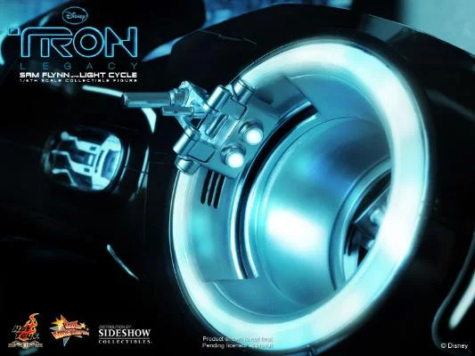 1/6 HOT TOYS - TRON LEGACY SAM FLYNN W LIGHT CYCLE