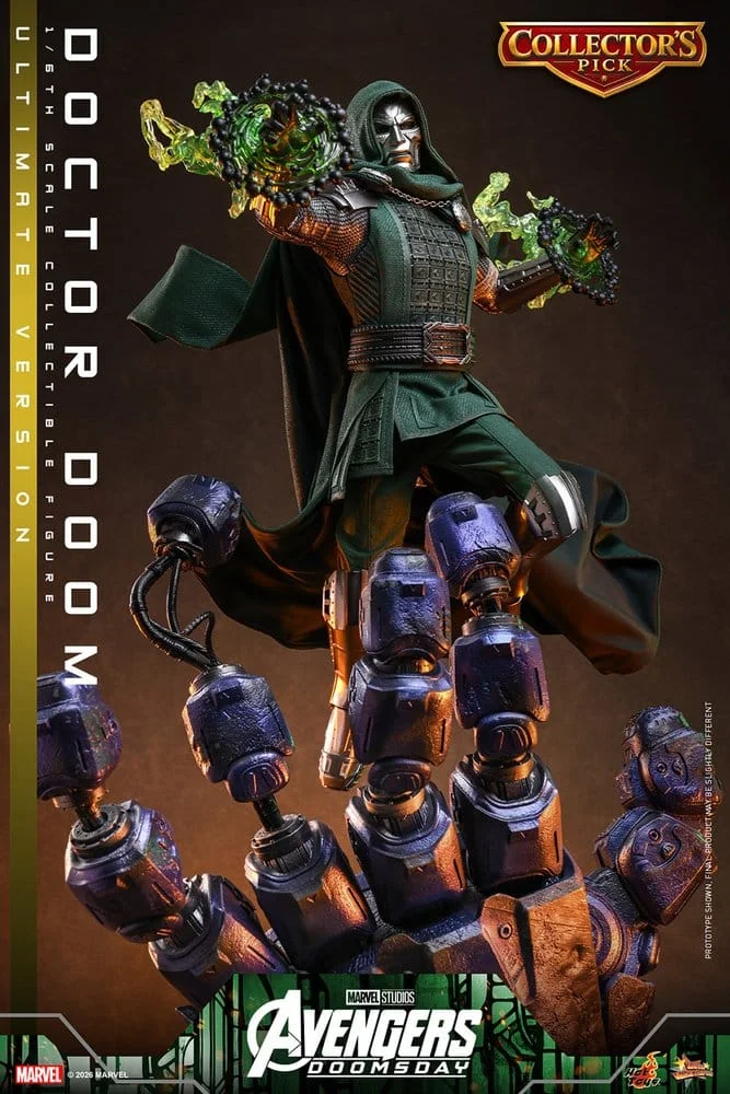 1/6 HOT TOYS - AVENGERS: DOOMSDAY MOVIE MASTERPIECE DOCTOR DOOM (ULTIMATE VERSION)