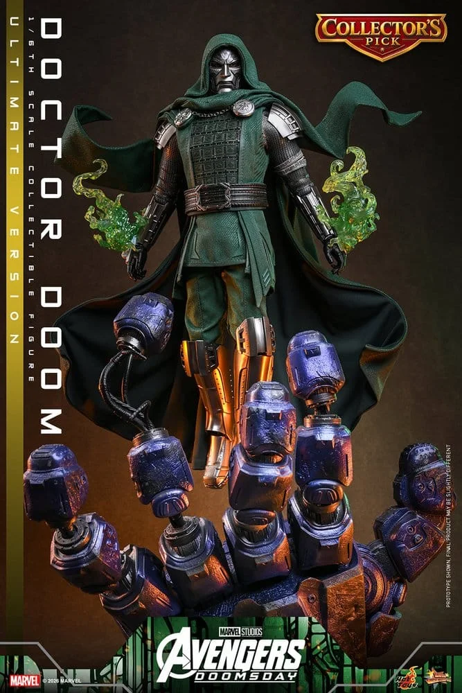 1/6 HOT TOYS - AVENGERS: DOOMSDAY MOVIE MASTERPIECE DOCTOR DOOM (ULTIMATE VERSION)