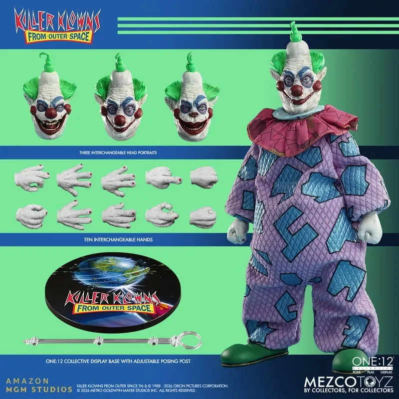 ONE 12 COLLECTIVE KILLER KLOWNS FROM OUTER SPACE JUMBO ACTION FIGURE
