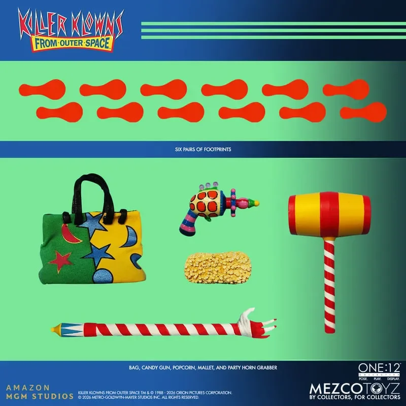 ONE 12 COLLECTIVE KILLER KLOWNS FROM OUTER SPACE JUMBO ACTION FIGURE