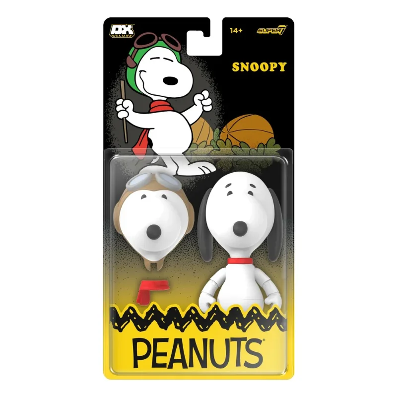 PEANUTS DELUXE W1 SNOOPY FLYING ACE ACTION FIGURE