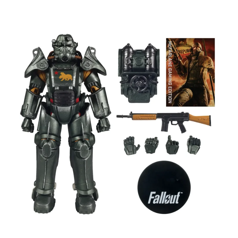 GAMING ED 7INCH FALLOUT WV2 T-45 ARMOR NCR FALLOUT NEW VEGAS ACTION FIGURE