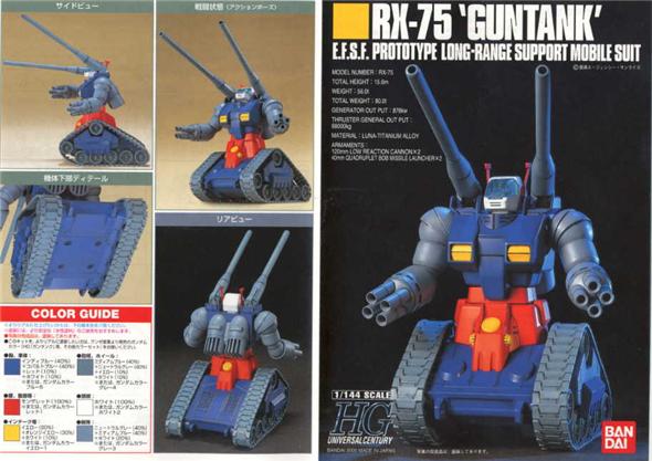 1/144 HGUC 007 GUNTANK