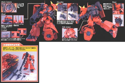 1/100 MG MS-06R-2 J RIDDEN ZAKU VER.2.0