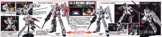1/100 MG UNICORN GUNDAM SCREEN IMAGE